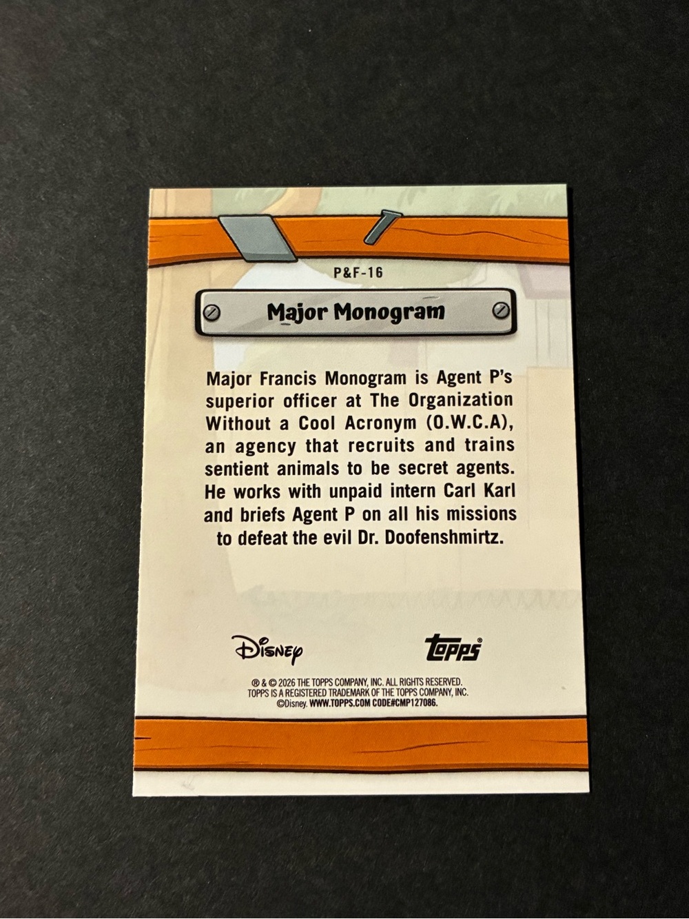 2026 Topps Disney Neon Phineas & Ferb Character Insert Lot of 8 Cards - Picture 11 of 16